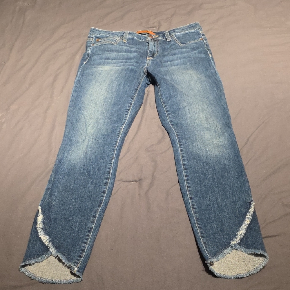 Joe's Jeans Women's Distressed Blue Skinny Jeans